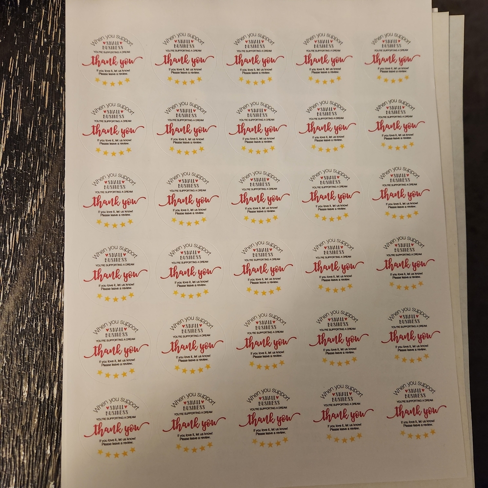 Small Business Shipping / Order Stickers - Picture 6 of 10